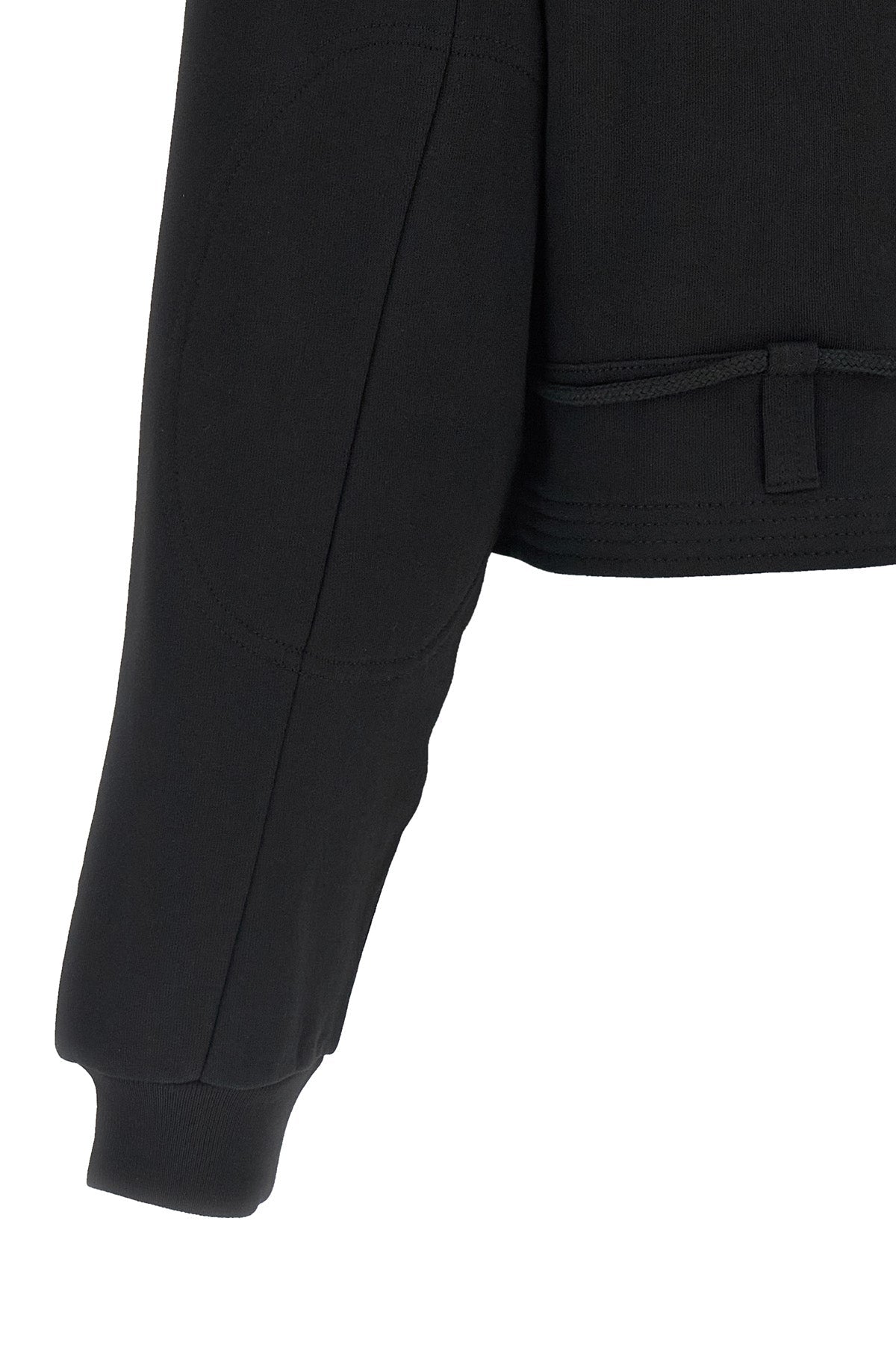 Dries Van Noten Cotton Sweatshirt with Drawstring Hem