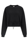 Dries Van Noten Cotton Sweatshirt with Drawstring Hem