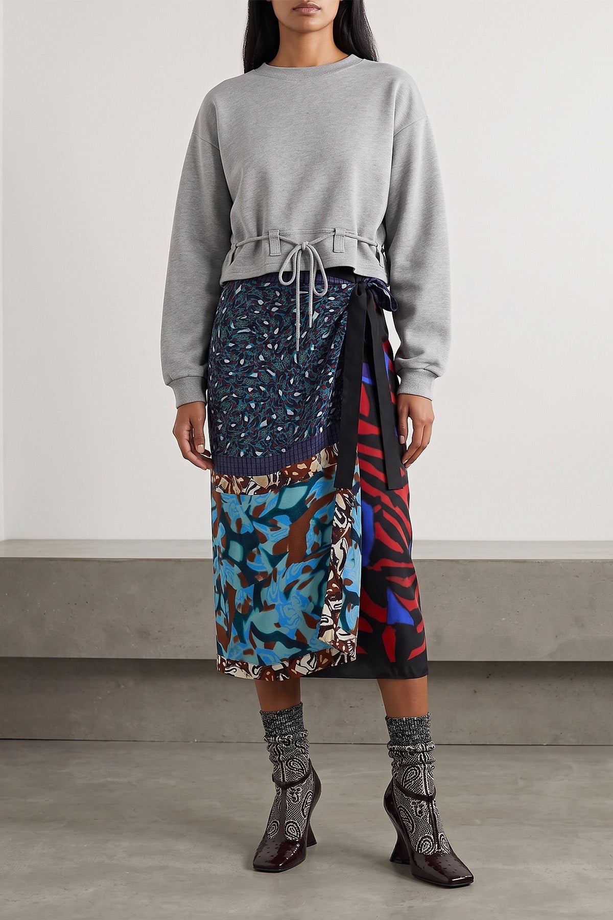 Dries Van Noten Paisley Jacquard Socks