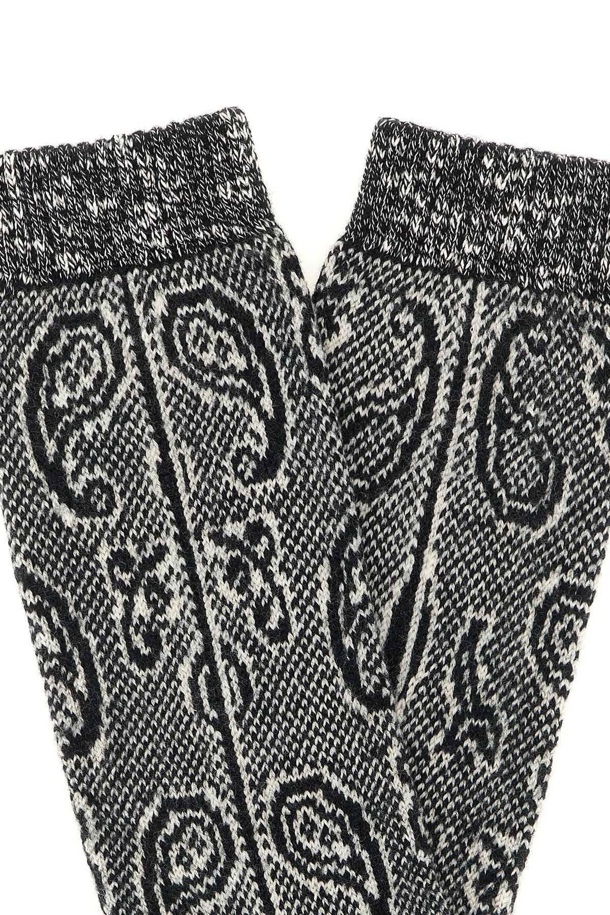 Dries Van Noten Paisley Jacquard Socks