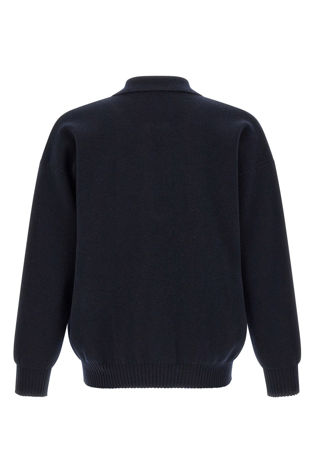 Roberto Collina Polo Sweater with Metal Zip Detail