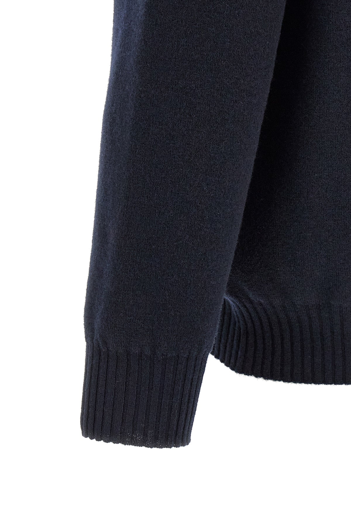 Roberto Collina Polo Sweater with Metal Zip Detail