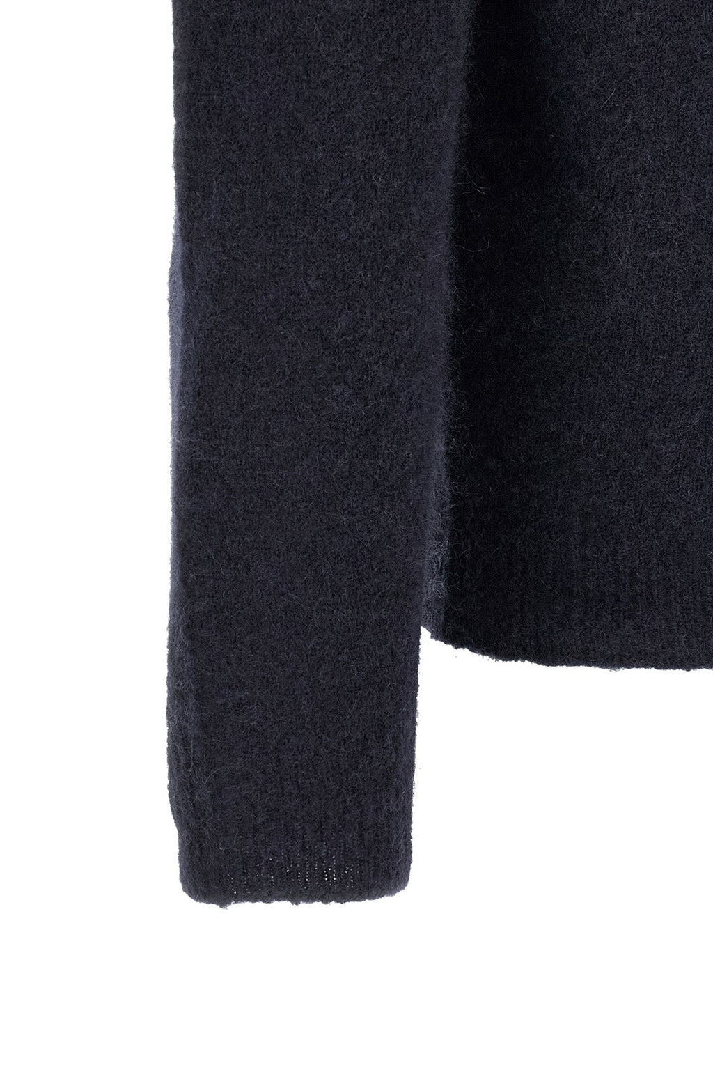 Roberto Collina Long-Sleeved Polo with Brushed Finish