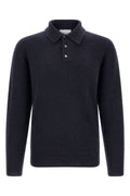 Roberto Collina Long-Sleeved Polo with Brushed Finish