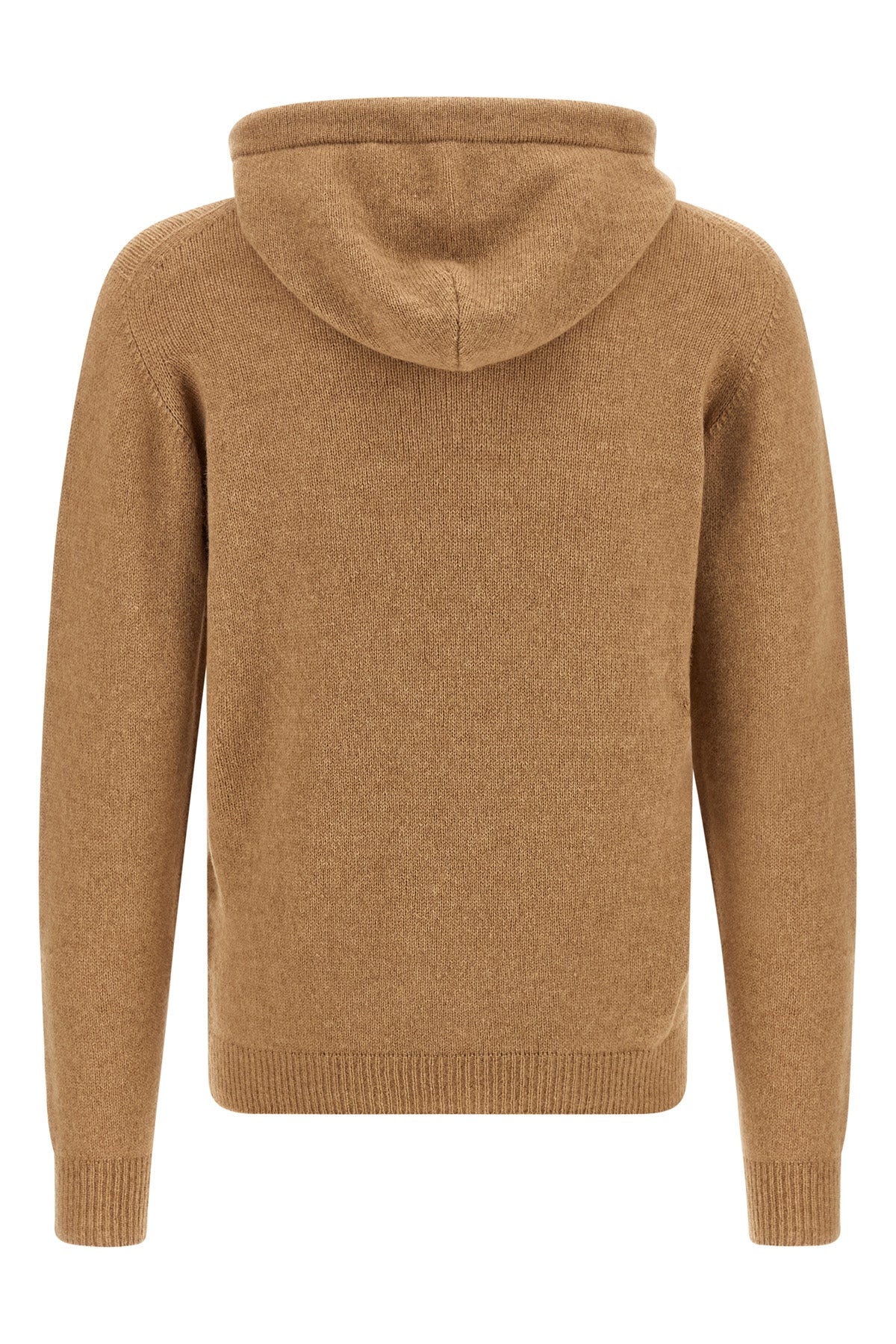 Roberto Collina Hooded Sweater - Ribbed Knit Detail