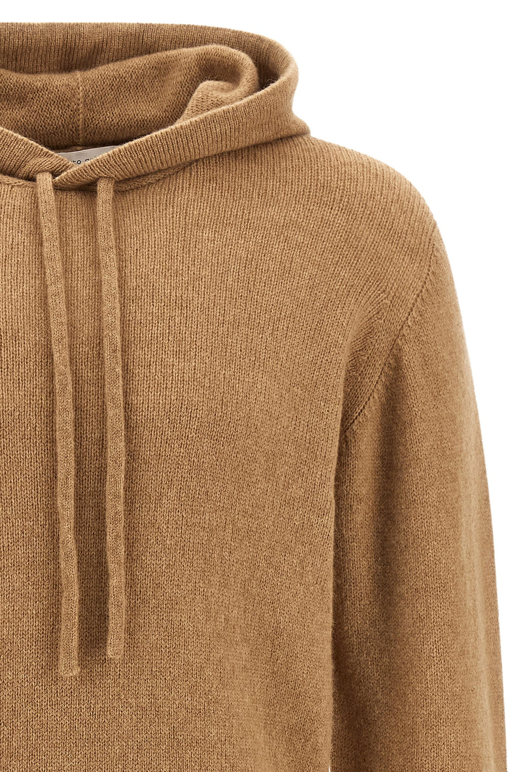 Roberto Collina Hooded Sweater - Ribbed Knit Detail