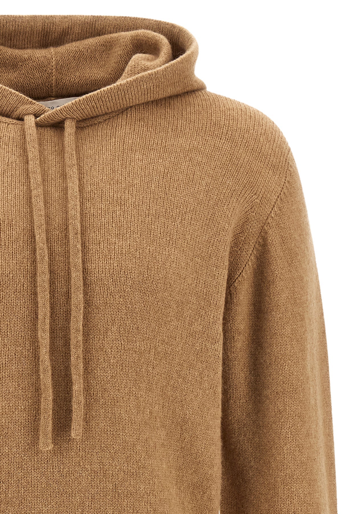 Roberto Collina Hooded Sweater - Ribbed Knit Detail