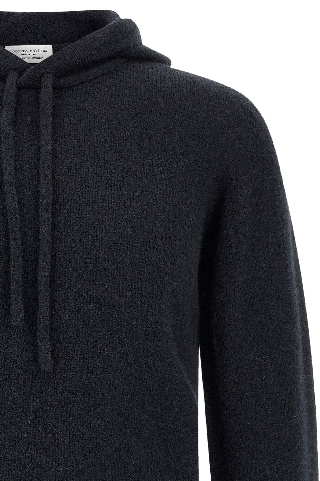 Roberto Collina Hooded Sweater - Brushed Texture