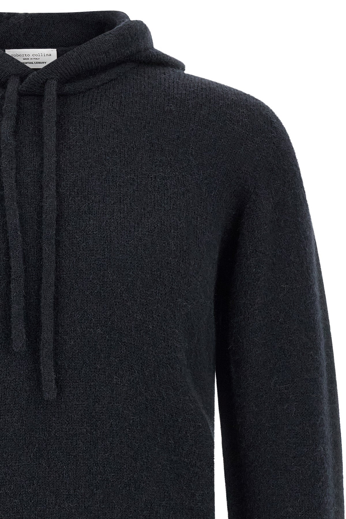 Roberto Collina Hooded Sweater - Brushed Texture