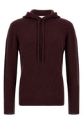Roberto Collina Knit Hoodie With Ribbed Trims