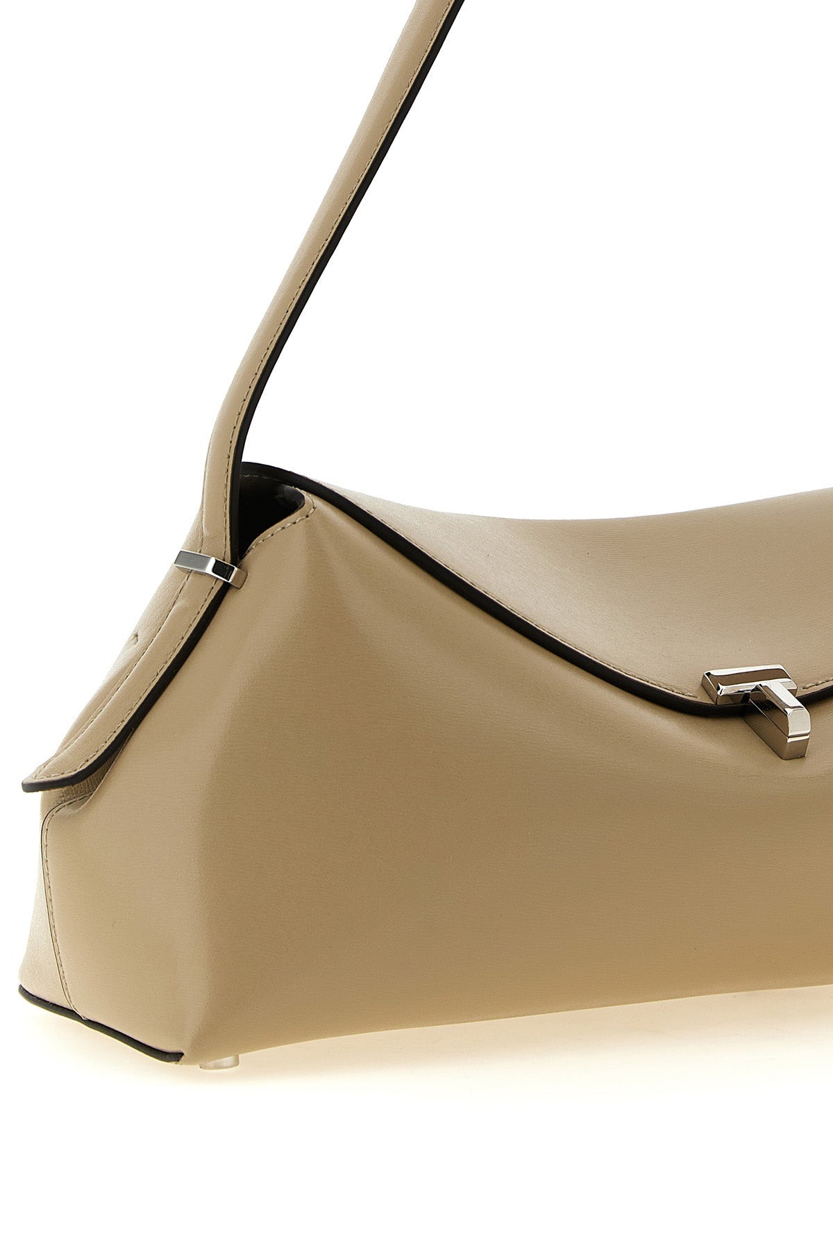 T-Lock Leather Shoulder Bag