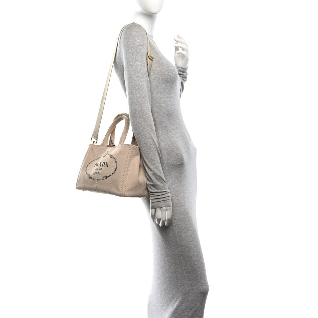 Canapa Small Logo Tote Corda