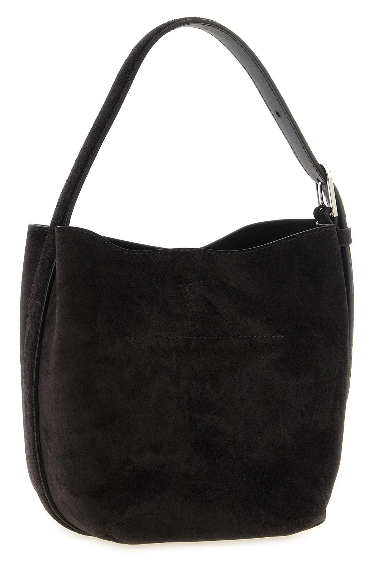 Small Belted Suede Tote