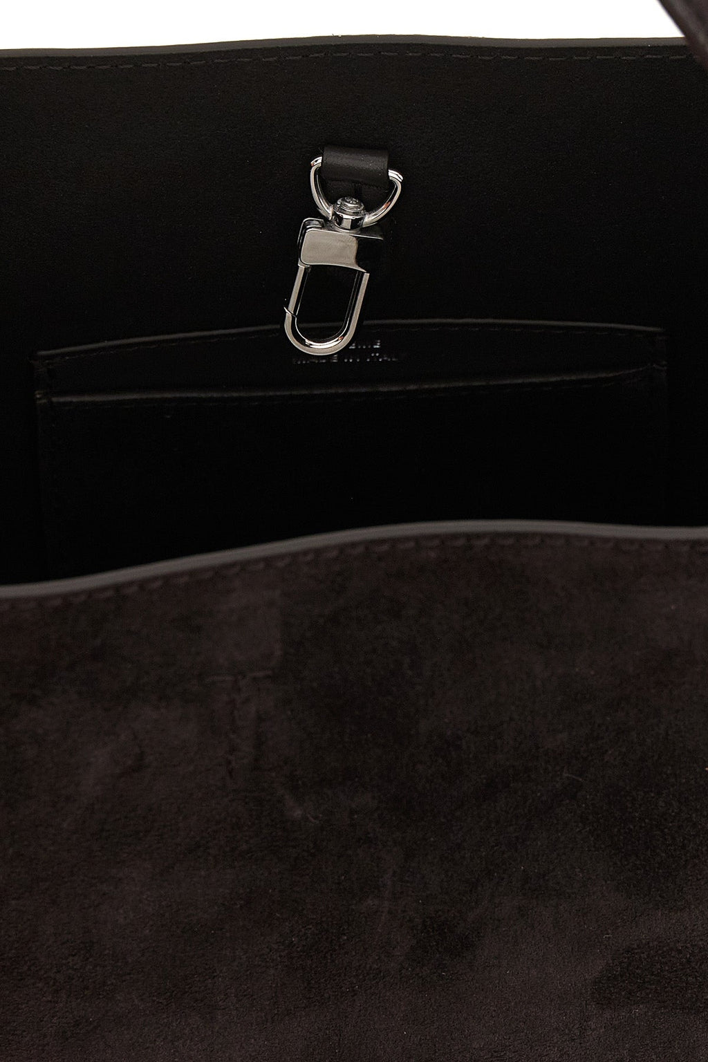 Small Belted Suede Tote