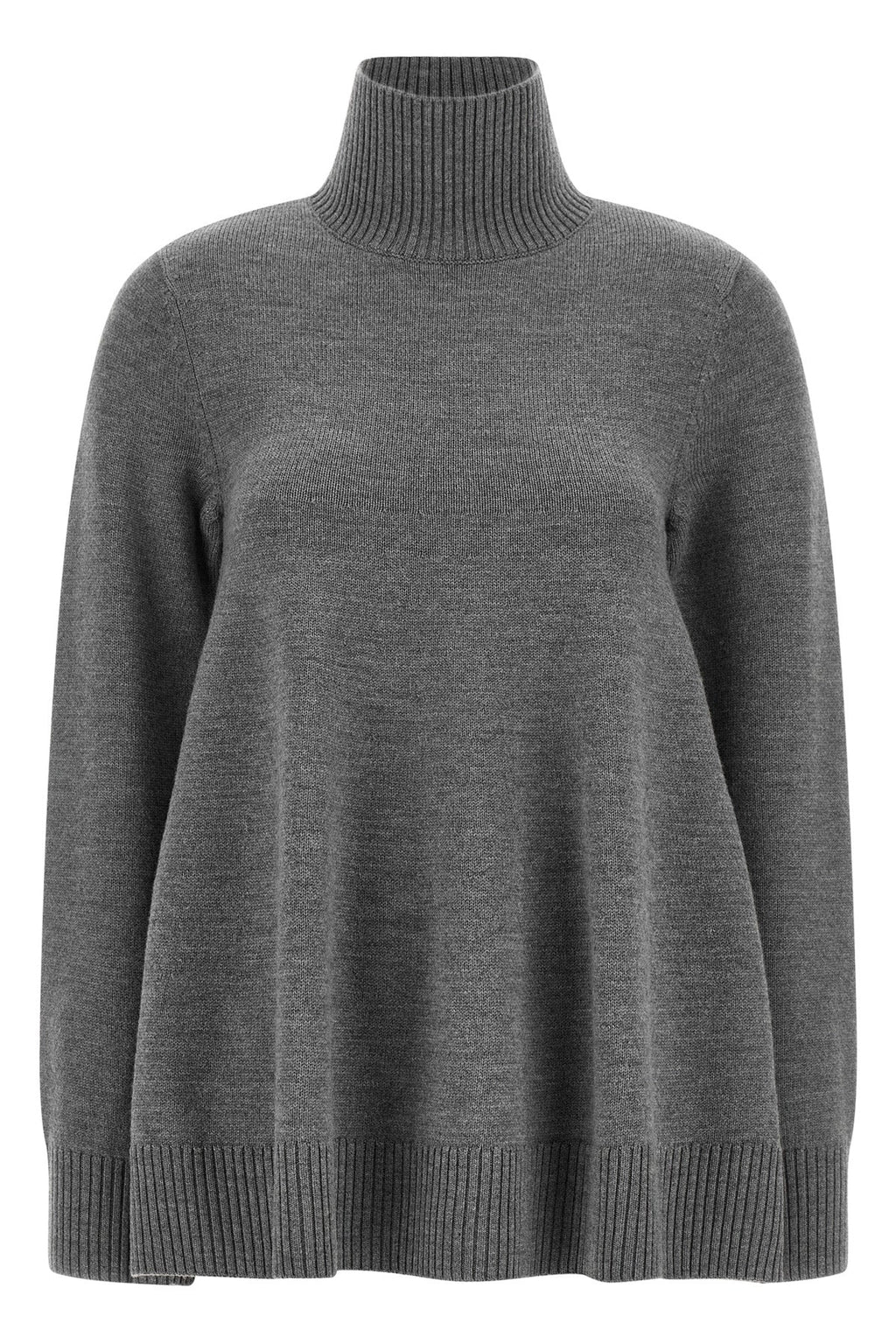 Flared Turtleneck Knit