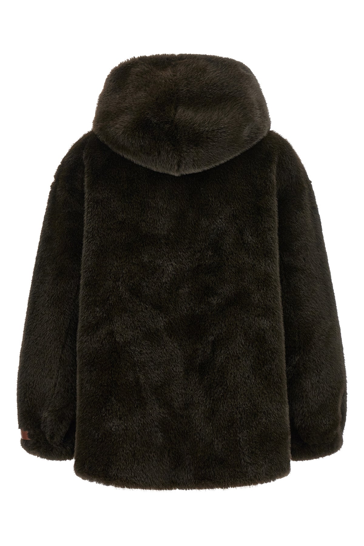 Hooded Faux Fur Jacket