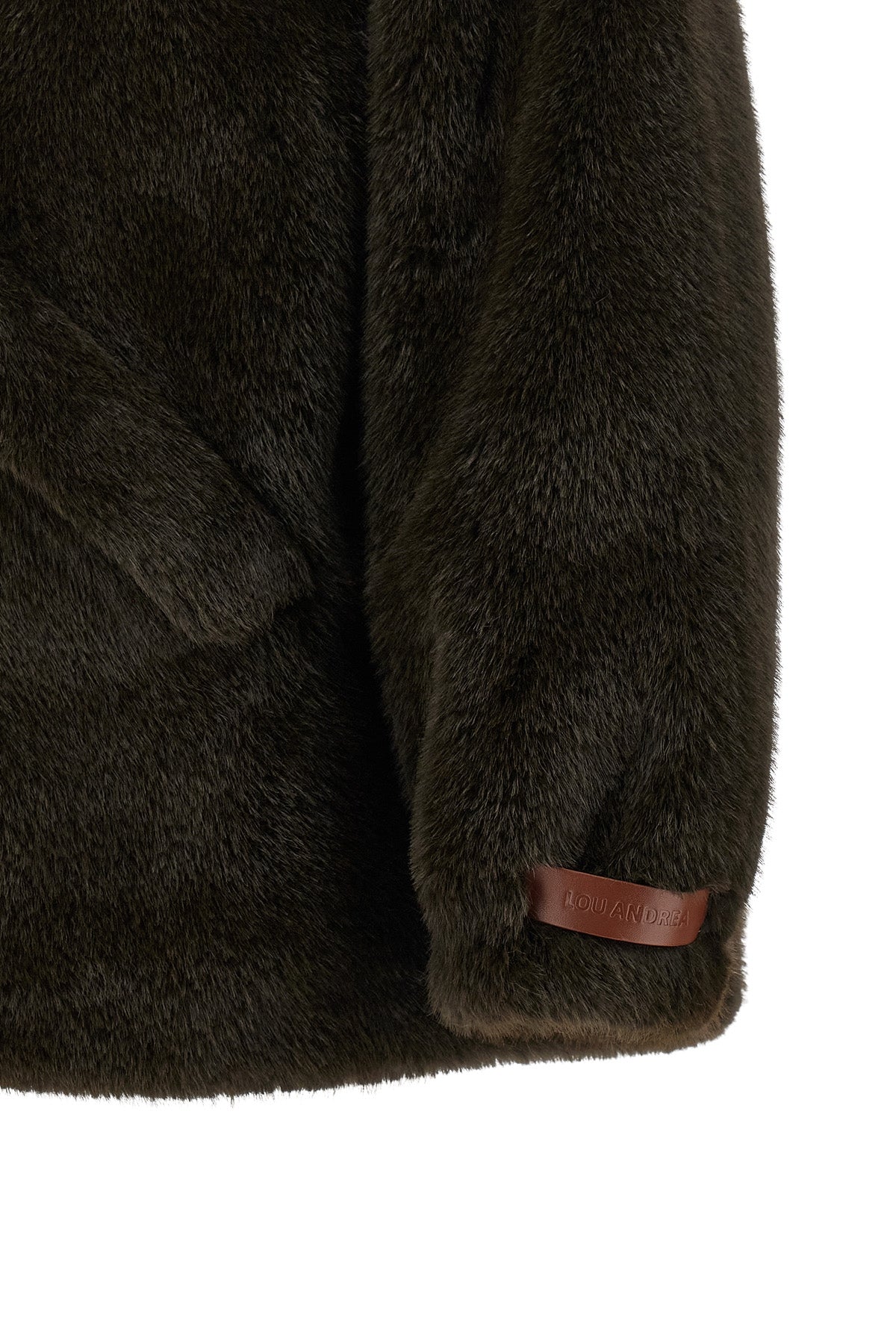 Hooded Faux Fur Jacket