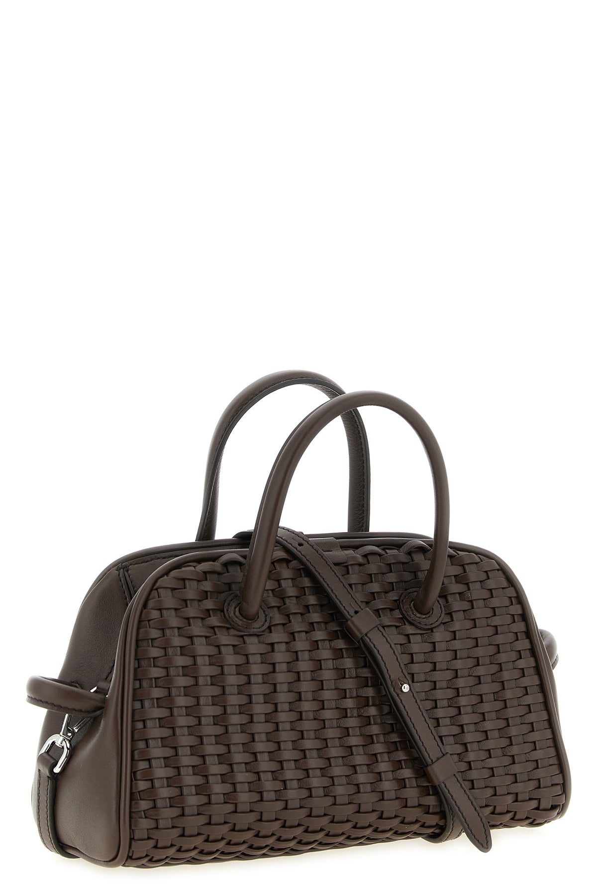 JACQUEMUS Woven Leather Handbag