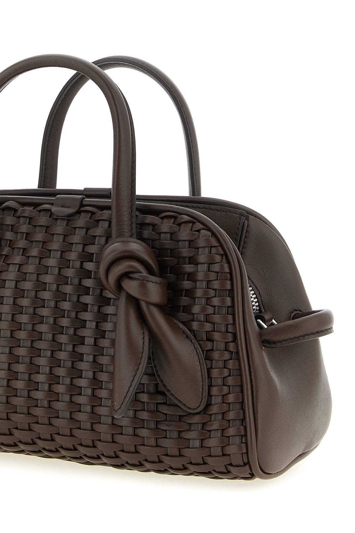 JACQUEMUS Woven Leather Handbag
