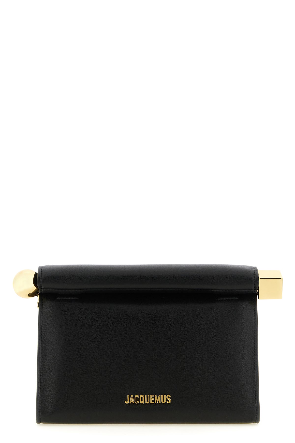 Jacquemus Clutch - Geometric gold-tone metal hardware