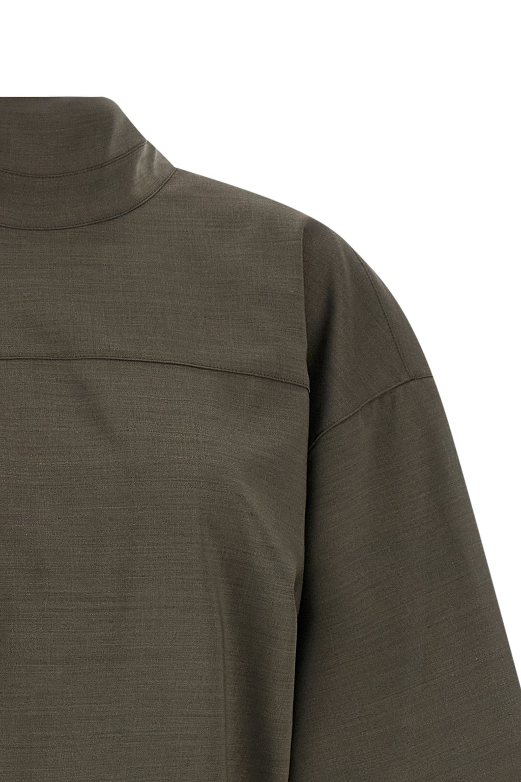 JACQUEMUS Wool Blouse With Scarf Collar