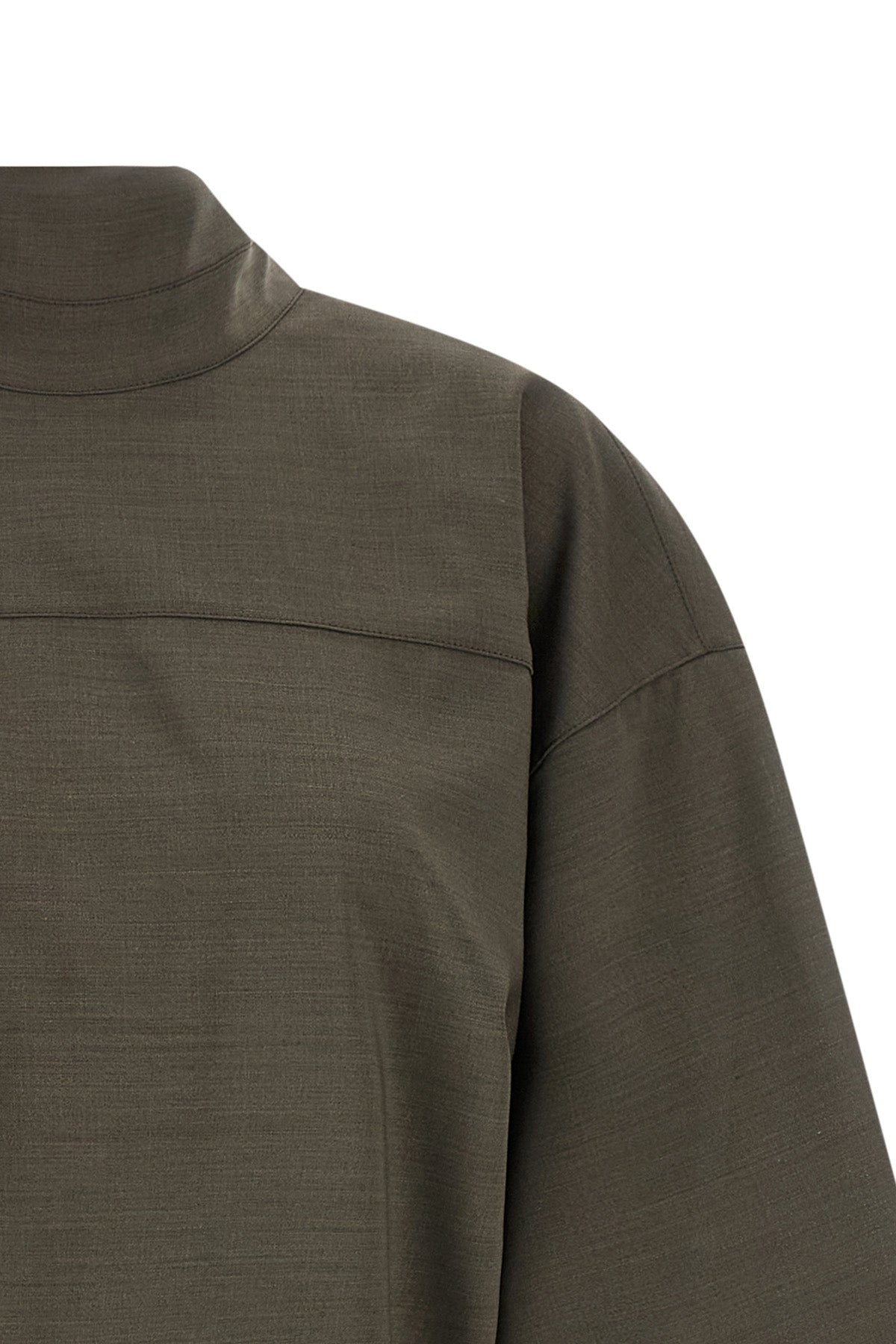 JACQUEMUS Wool Blouse With Scarf Collar