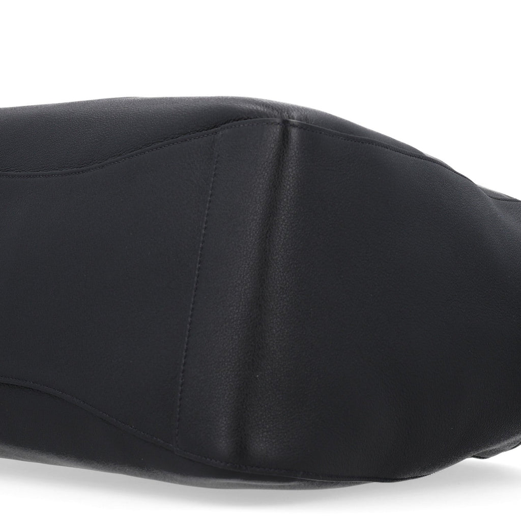 Soft Grain Calfskin Large Tote Bag Black
