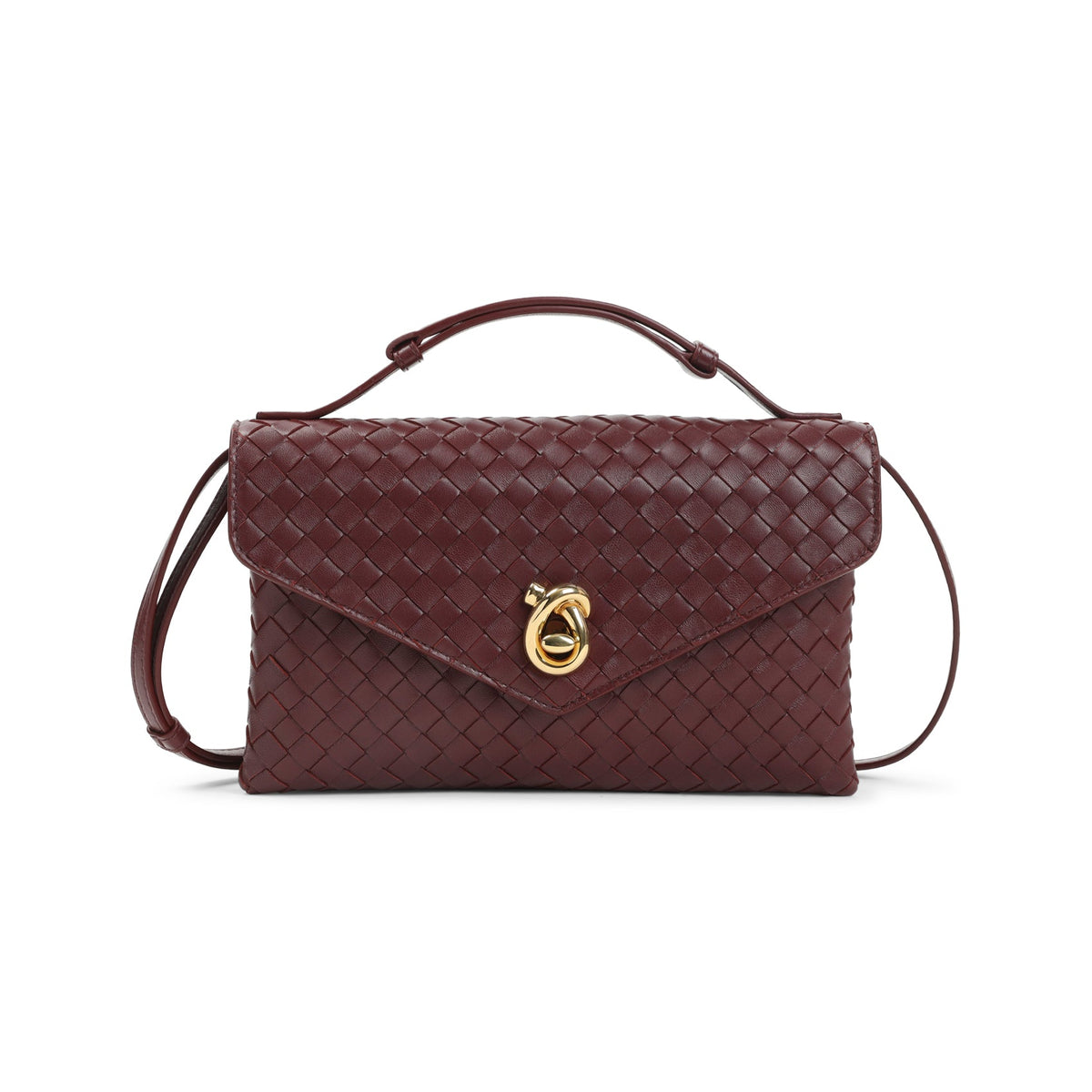 Bottega Veneta Knot Lock Shoulder Bag Women
