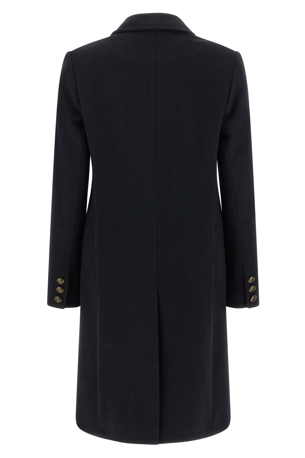 Crested Wool and Cashmere Coat