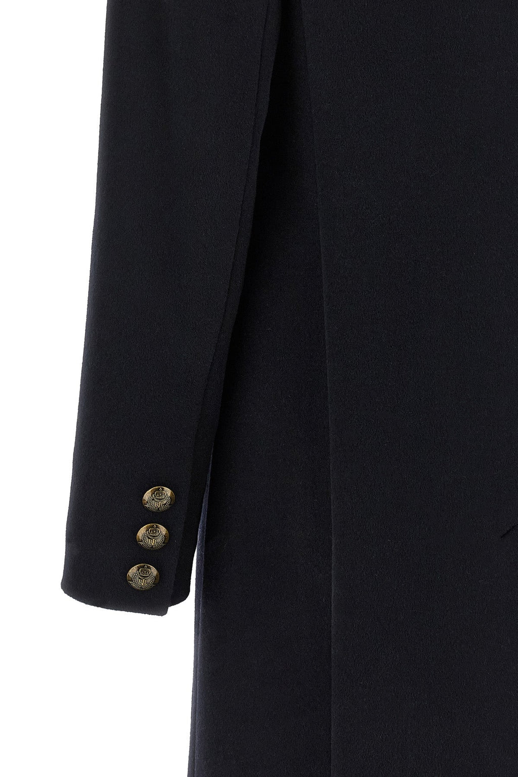 Crested Wool and Cashmere Coat