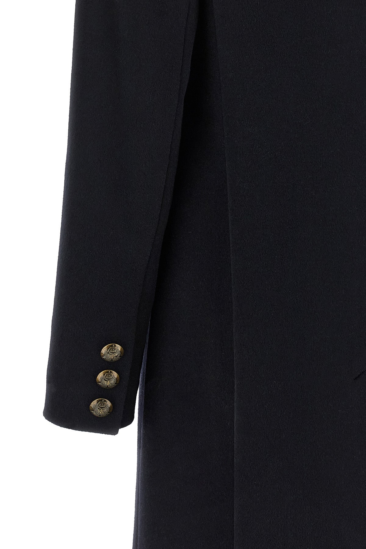 Crested Wool and Cashmere Coat