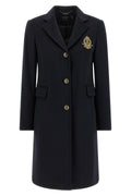 Crested Wool and Cashmere Coat