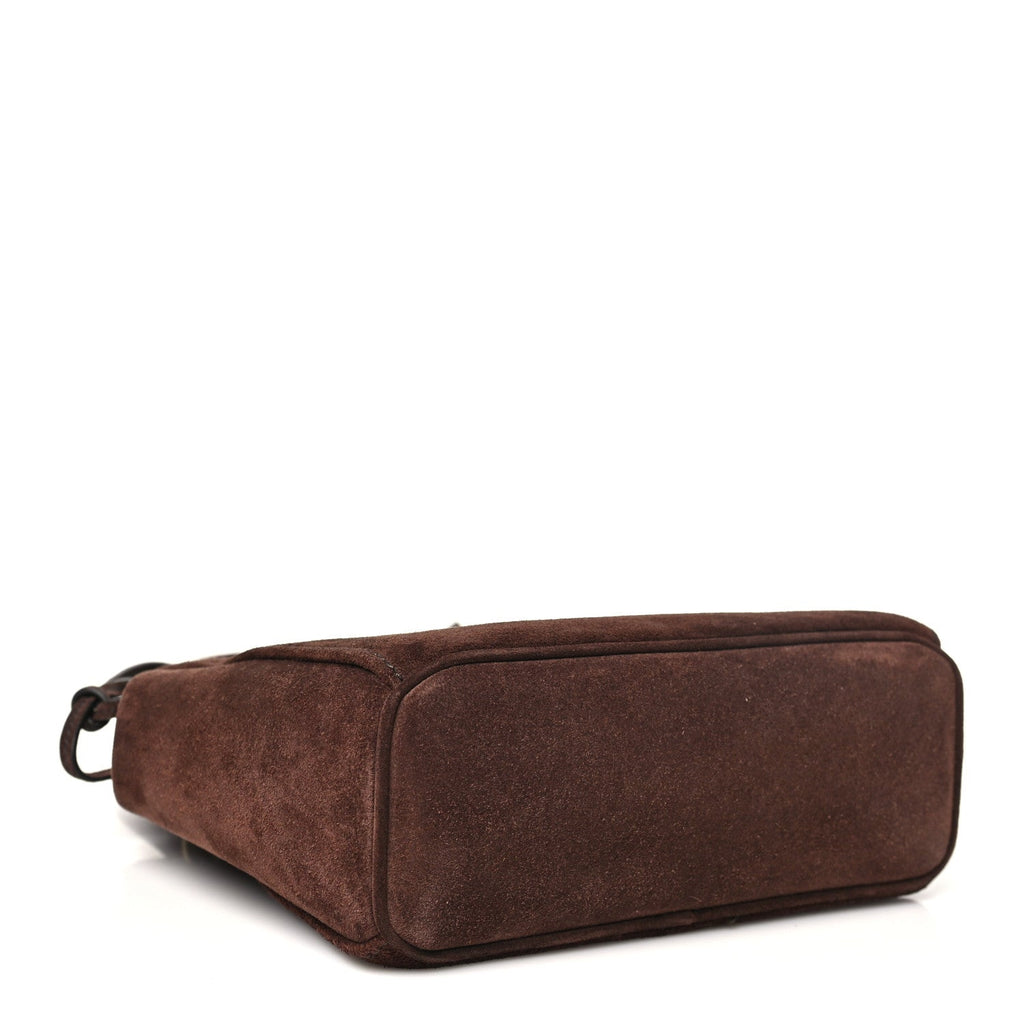 Scamosciato Mini Carry Shoulder Bag Moro