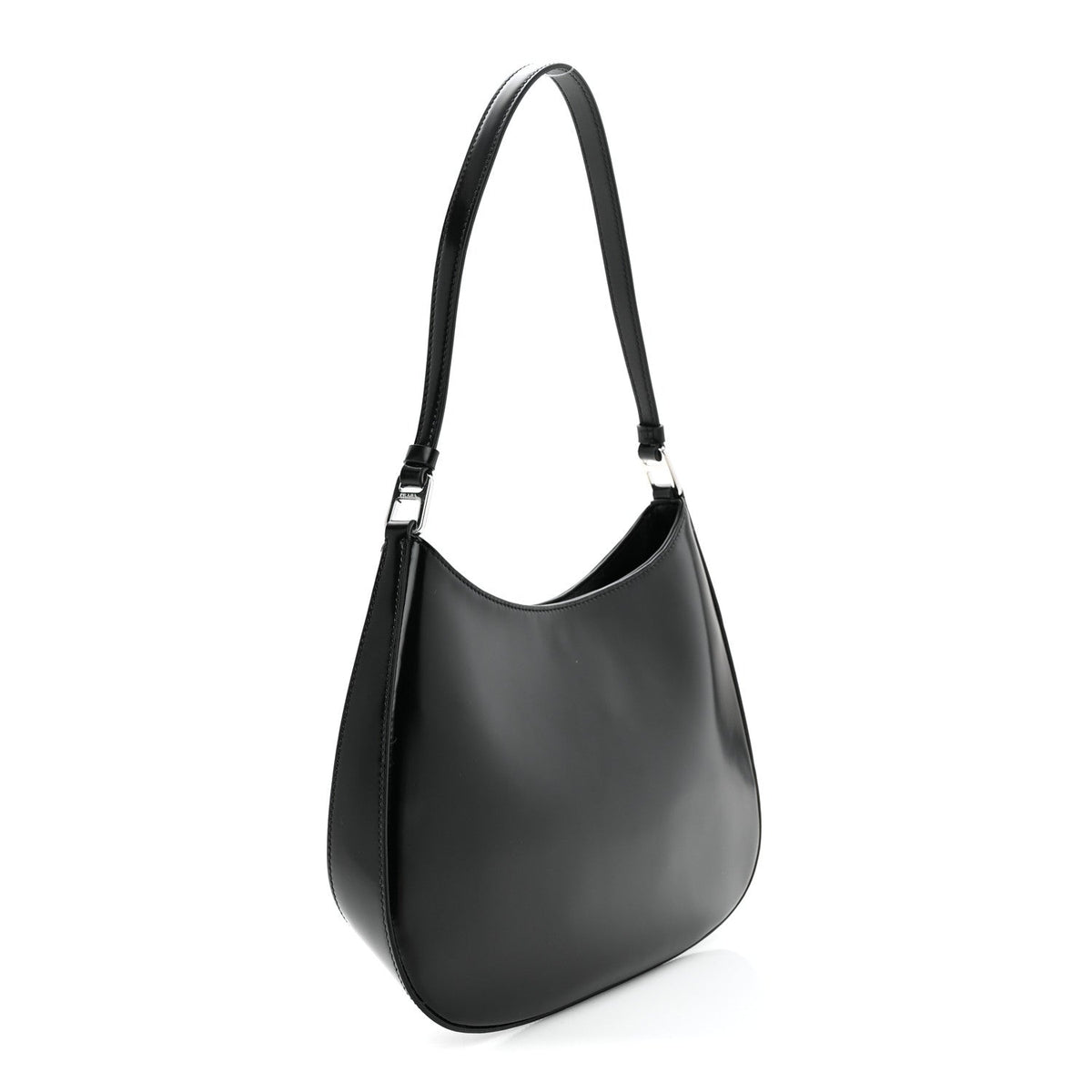 Spazzolato Cleo Shoulder Bag Black