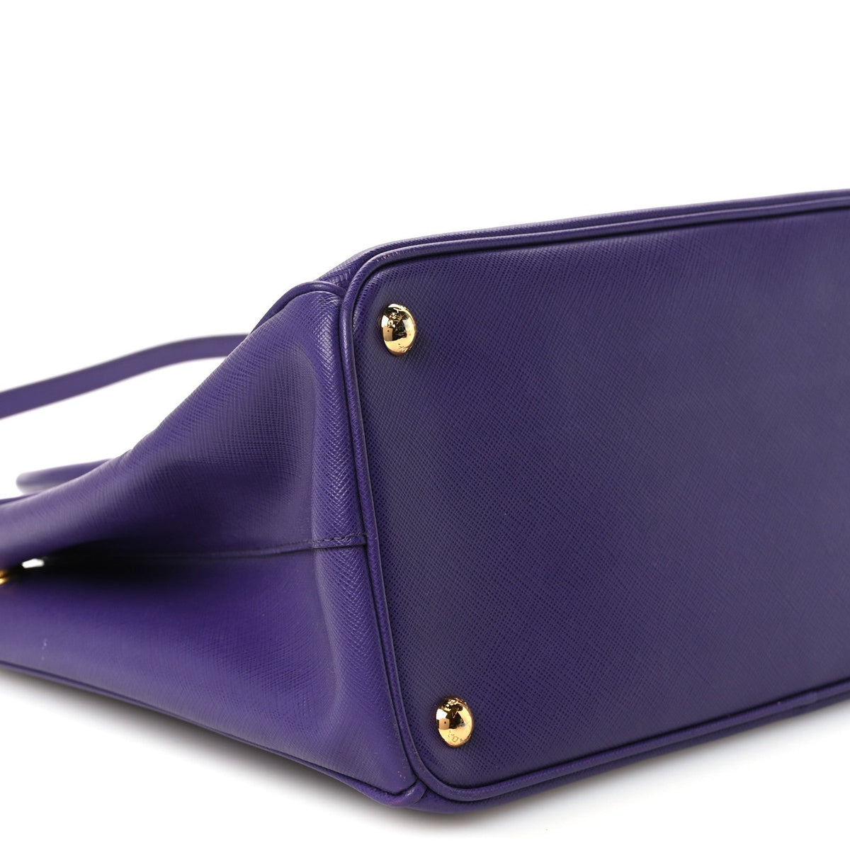 Saffiano Medium Galleria Double Zip Tote Viola