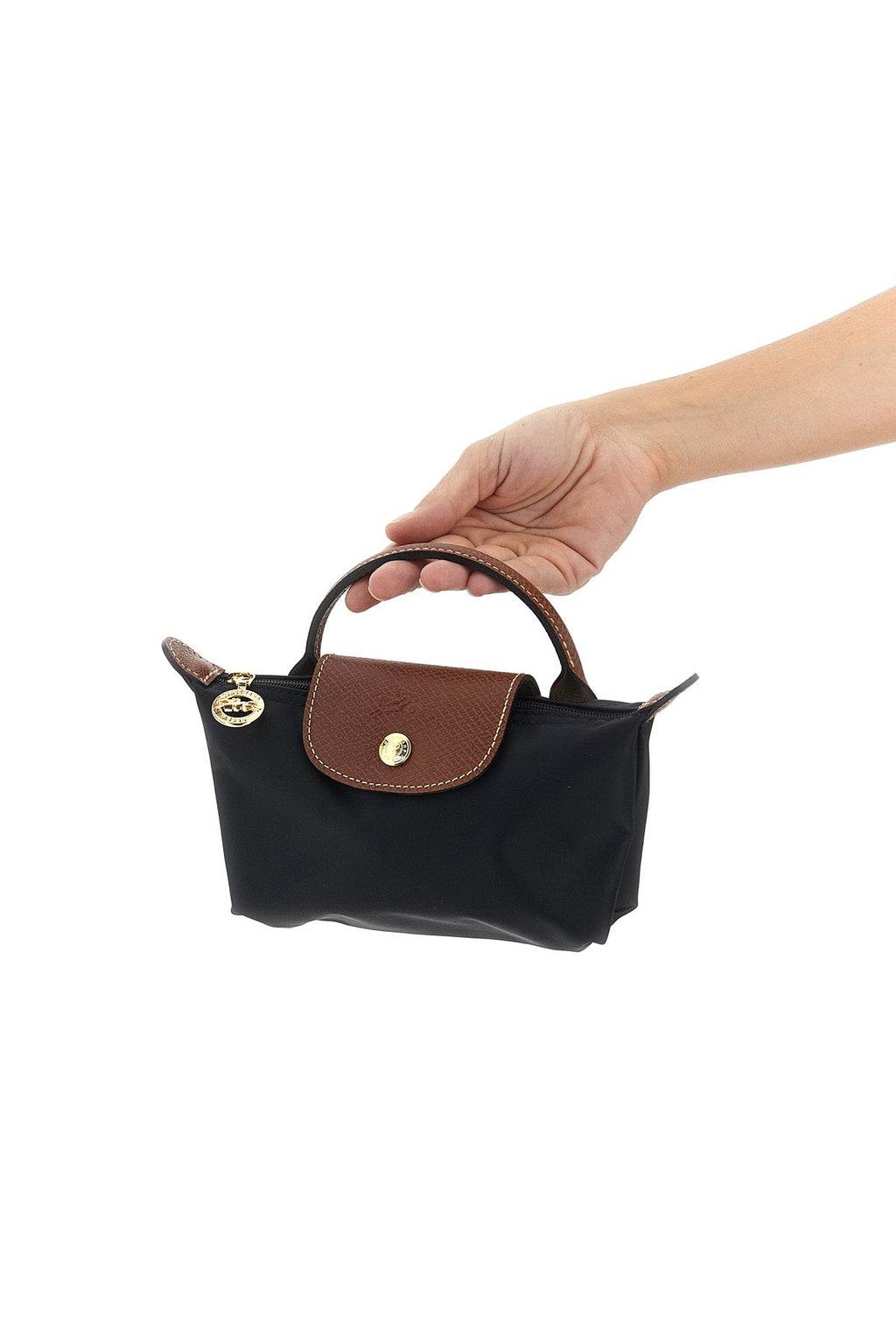 LONGCHAMP Pouch With Leather Trims