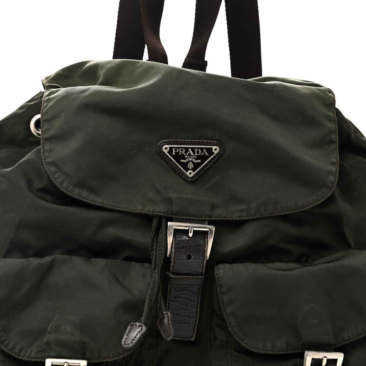 Tessuto Nylon Vela Small Backpack Fumo