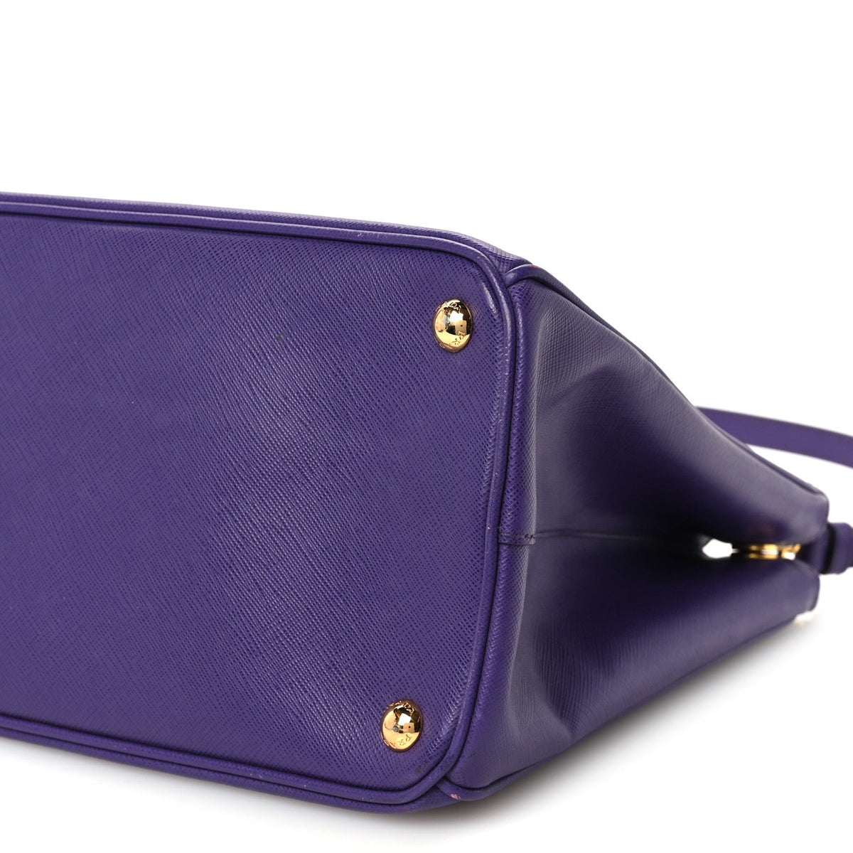 Saffiano Medium Galleria Double Zip Tote Viola