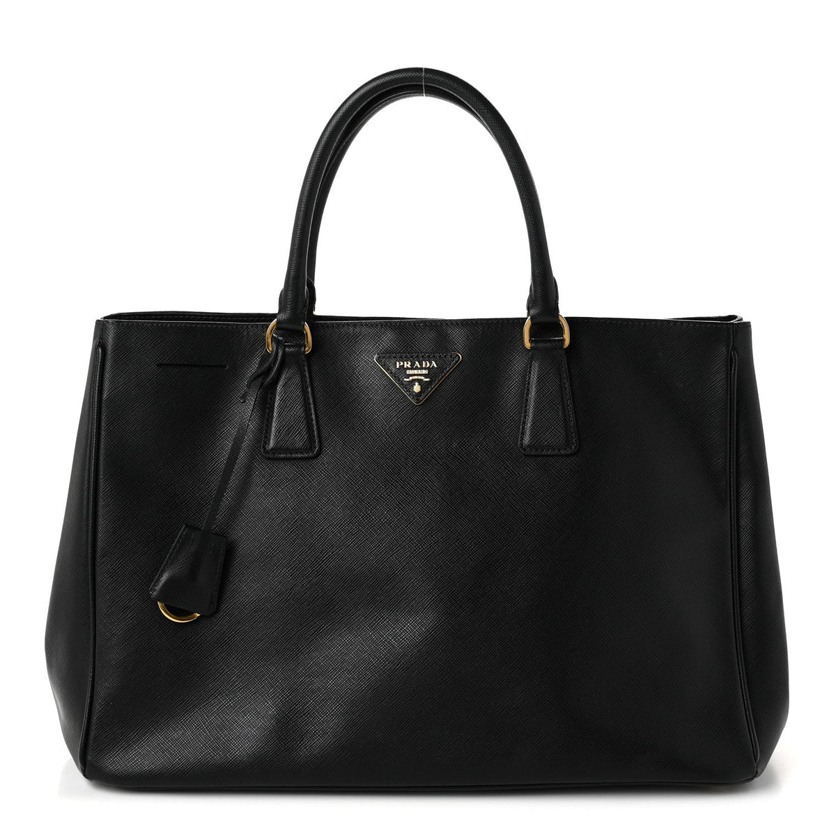 Saffiano Lux Large Tote Black