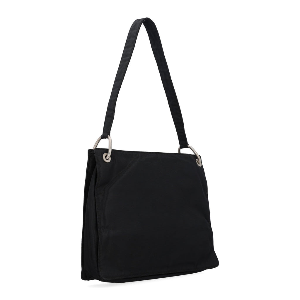 Tessuto Nylon Shoulder Bag Black