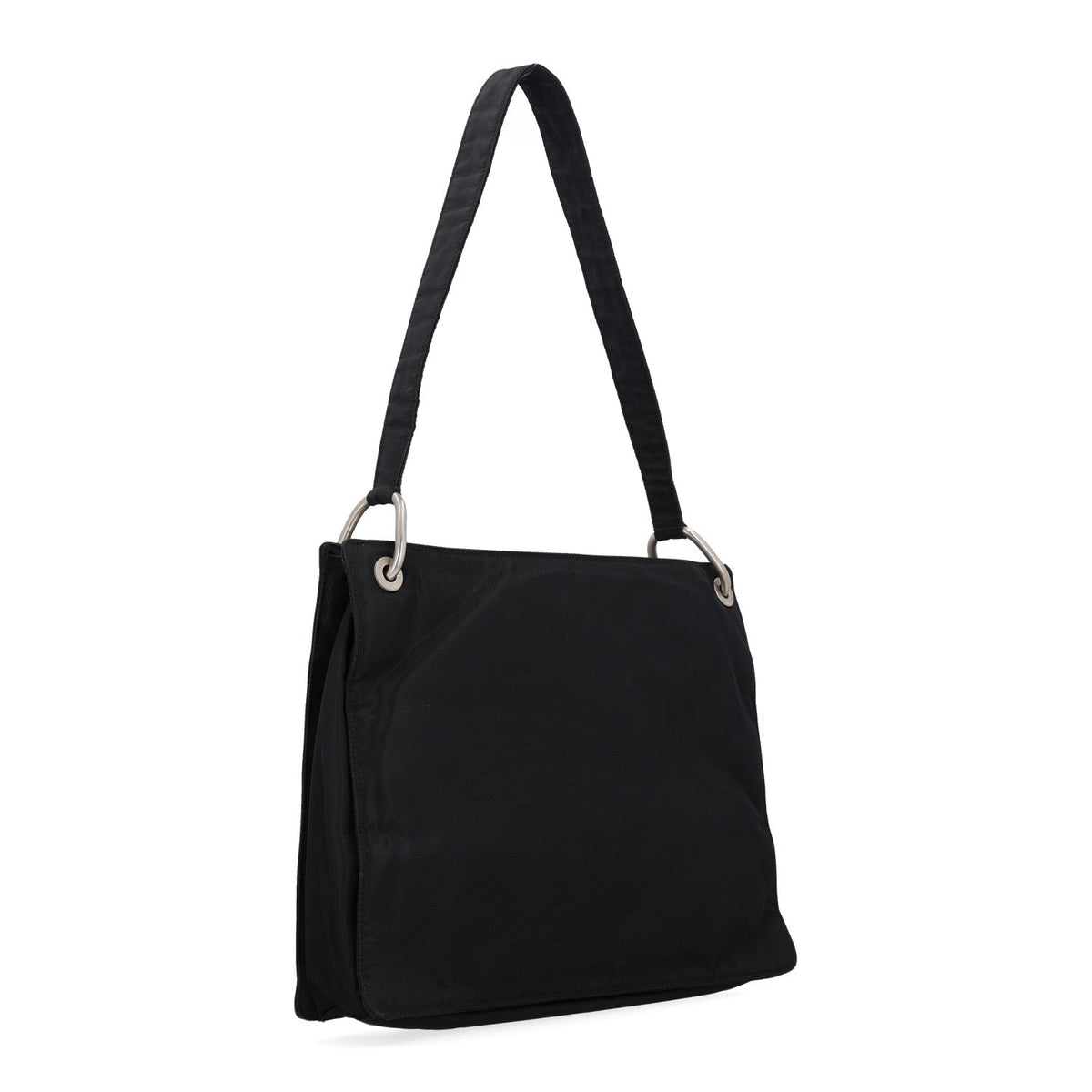 Tessuto Nylon Shoulder Bag Black