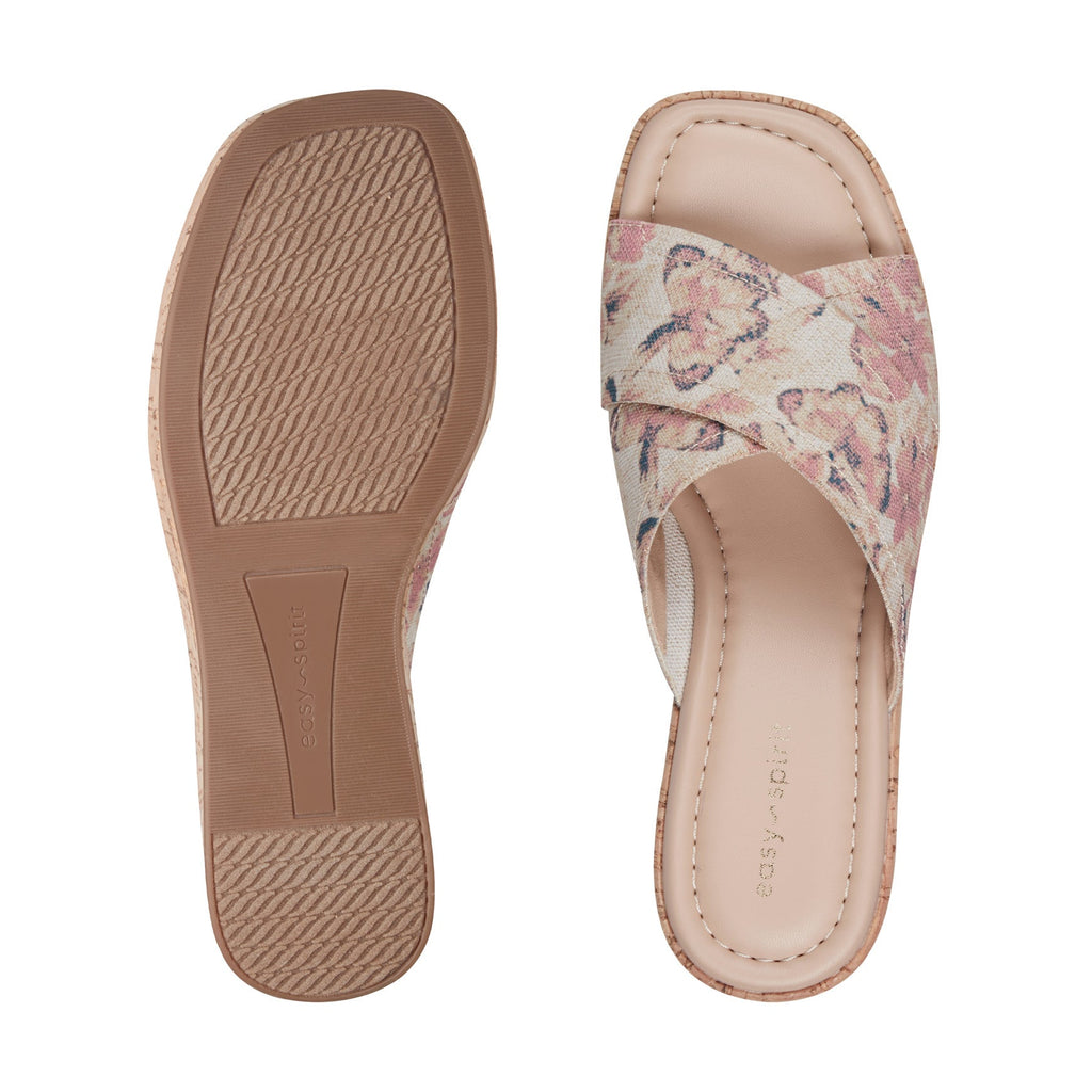 Fawn Slip On Wedge Sandals