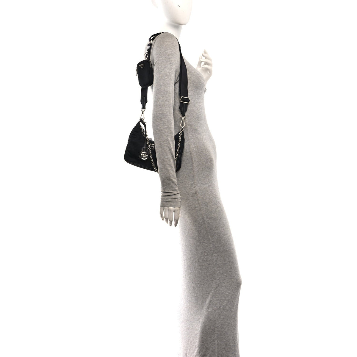 Nylon Re-Edition 2005 Shoulder Bag Black