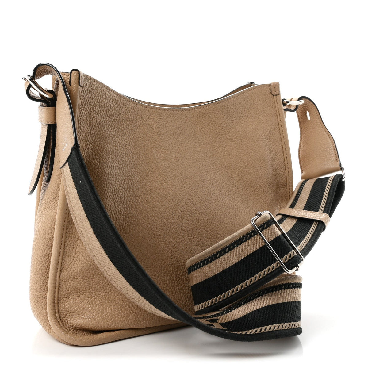 Vitello Daino Soft Hobo Messenger Bag Sabbia