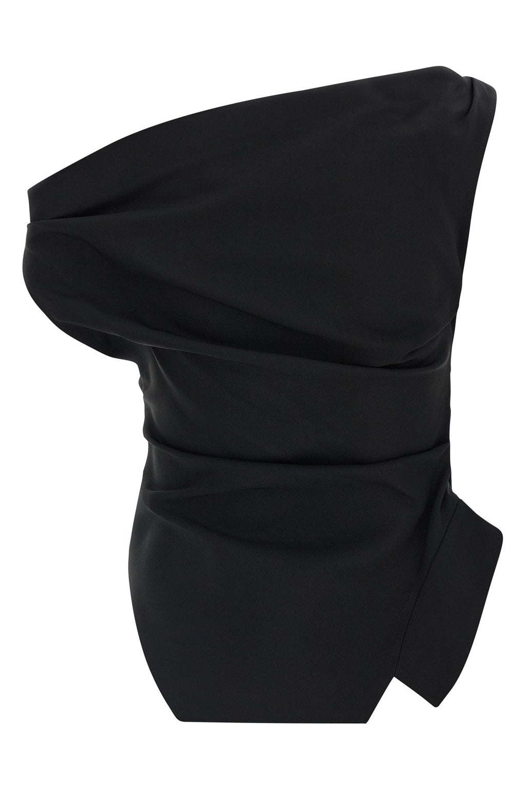 Asymmetric Draped Off-Shoulder Top