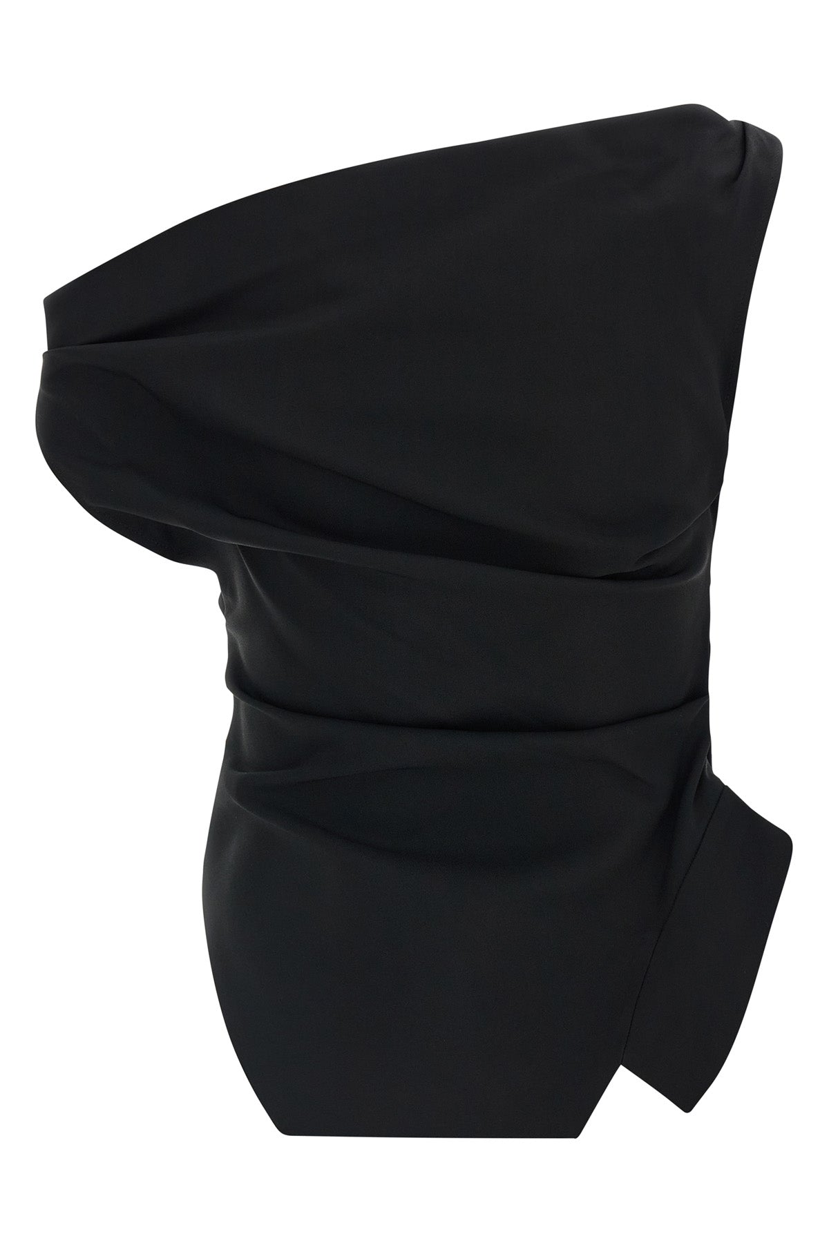 Asymmetric Draped Off-Shoulder Top