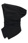 Asymmetric Draped Off-Shoulder Top