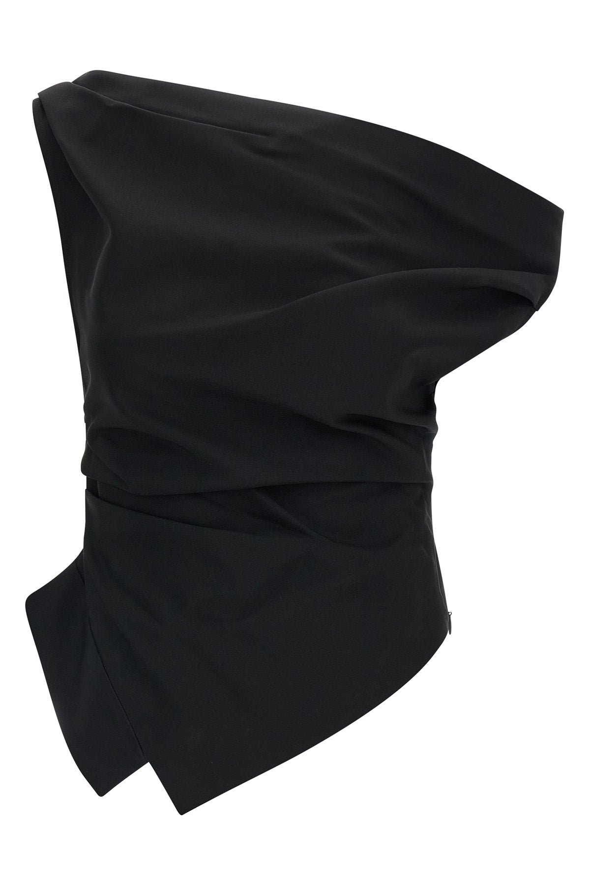 Asymmetric Draped Off-Shoulder Top
