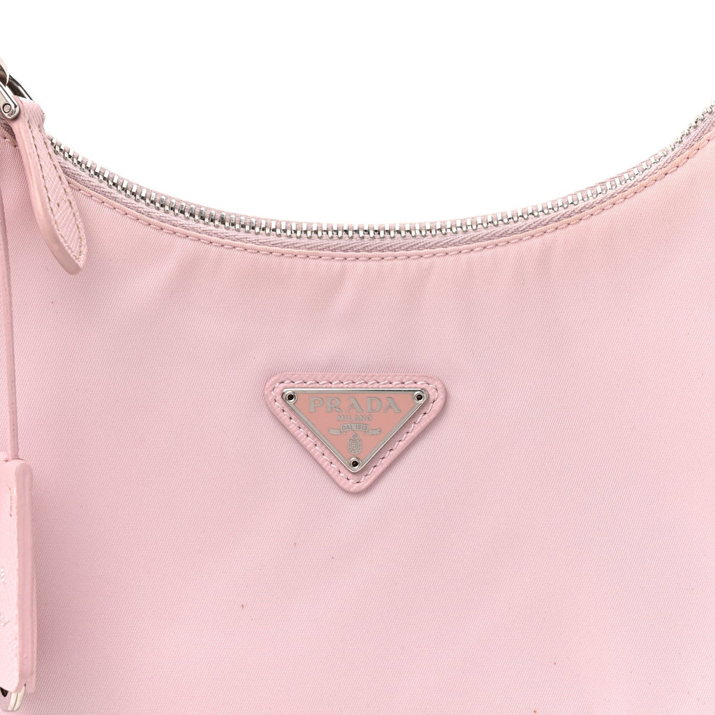 Re-Nylon Saffiano Mini Re-Edition 2005 Bag Alabastro