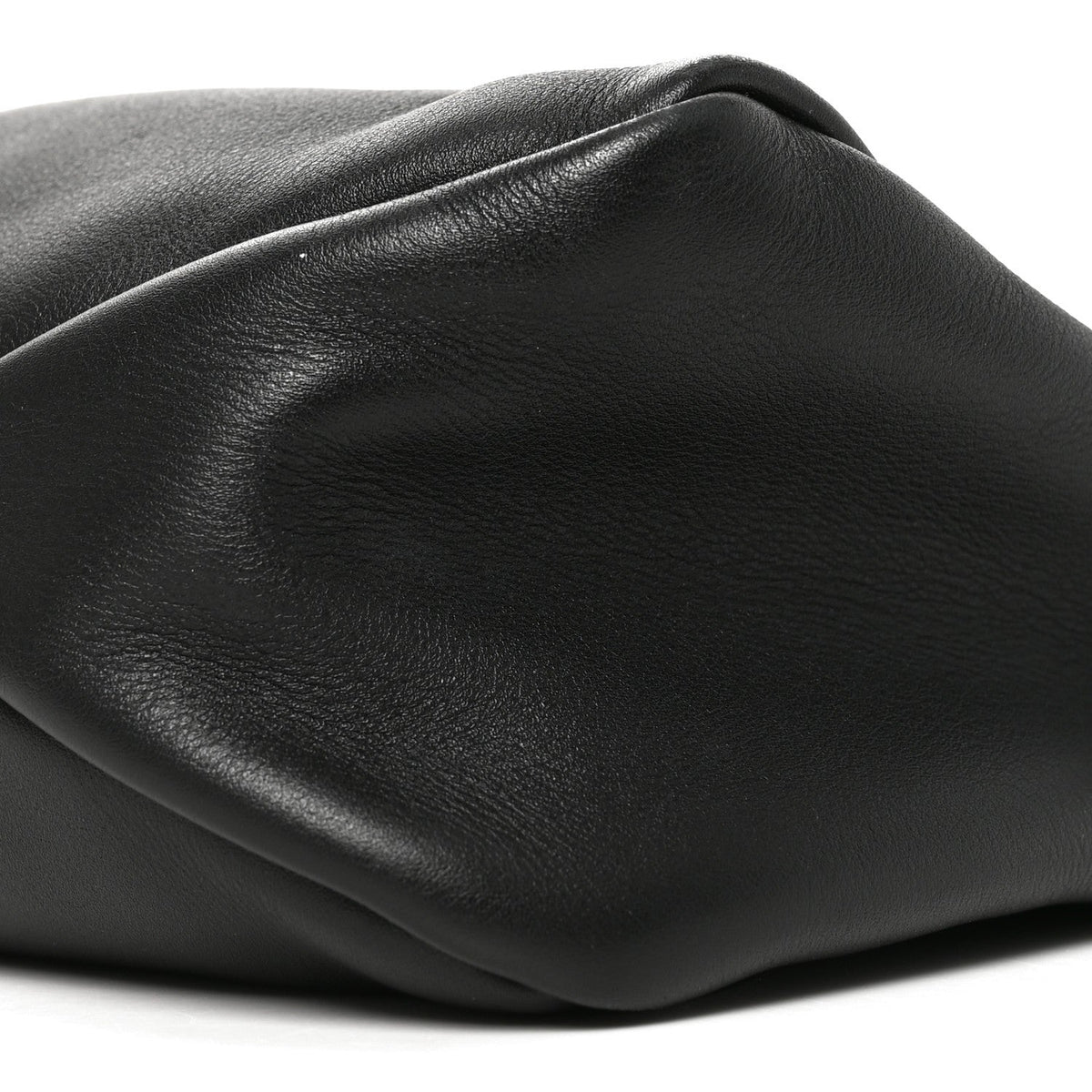 Soft Calfskin Large Aimée Shoulder Bag Black